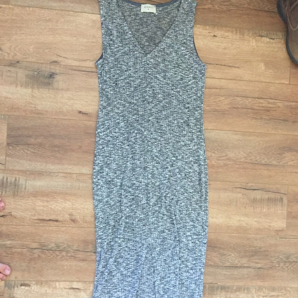 Midi knit-style dress